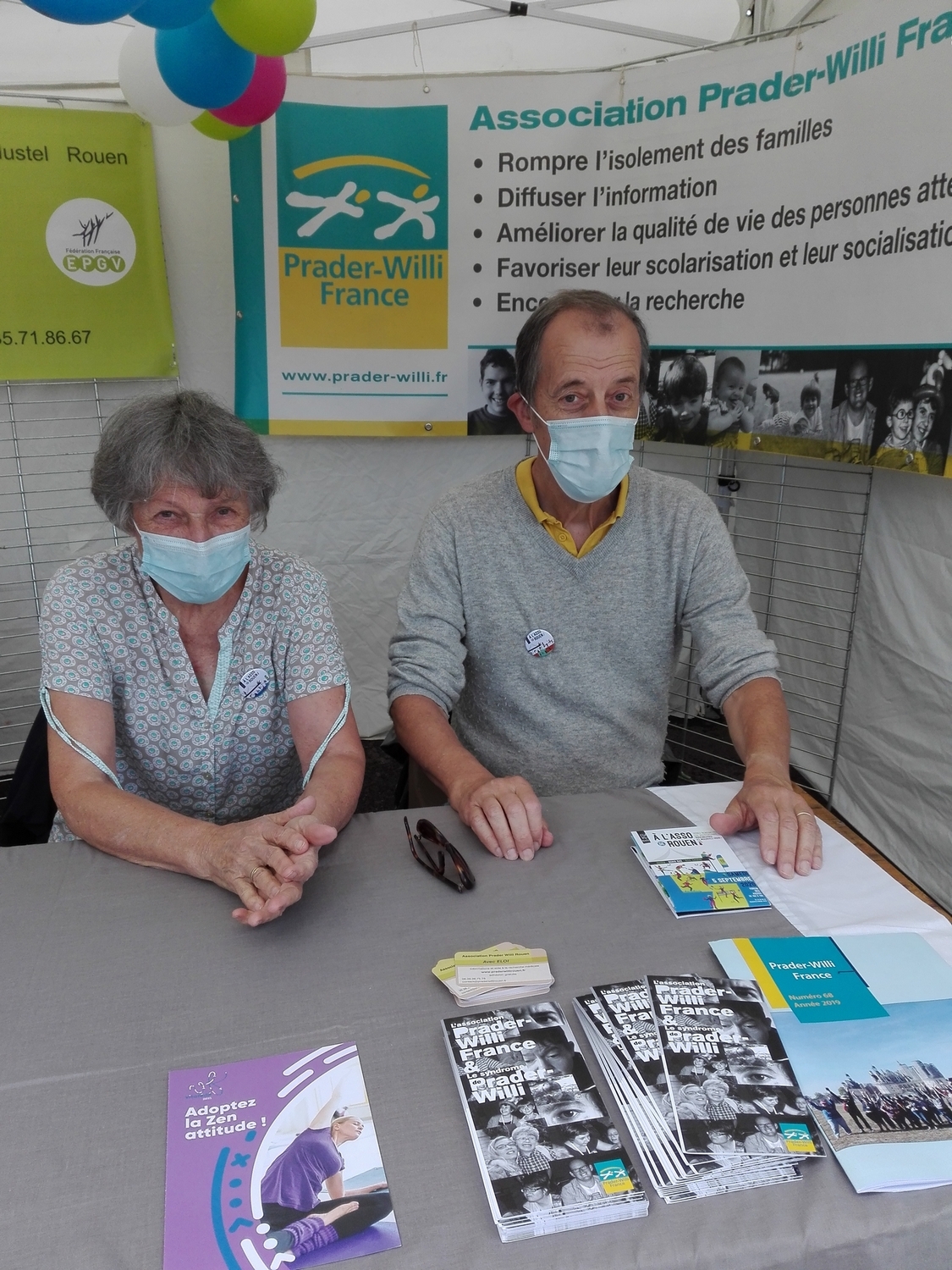 Prader-Willi Rouen au Forum des associations à Rouen